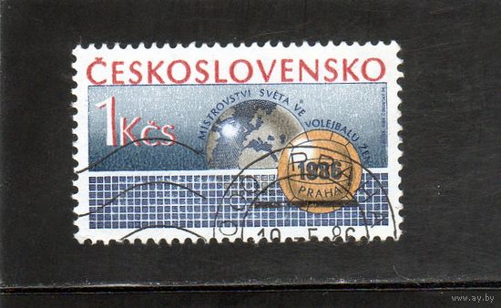 Чехословакия.Ми-2863.Чемпионат мира по волейболу среди женщин, Прага. 1986.