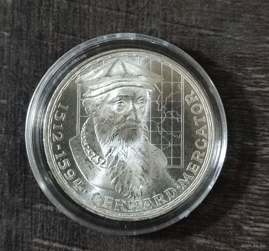 Германия 5 марок, 1969 375 лет со дня смерти Герхарда Меркатора