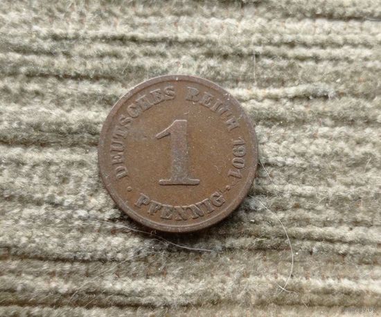 Werty71 Германия 1 пфенниг 1901 А
