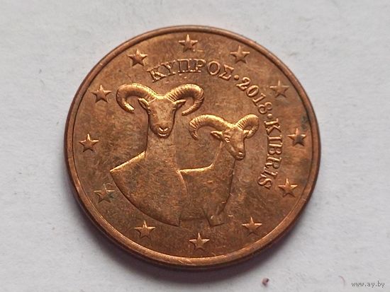 Кипр 5 евроцентов 2018 г.