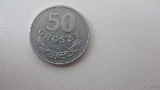 Польша 50 грошей 1949 (алюм )