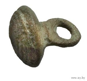 Старинная пуговица-гирька с орнаментом