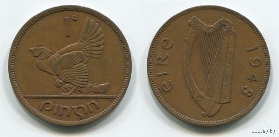 Ирландия. 1 пенни (1948)