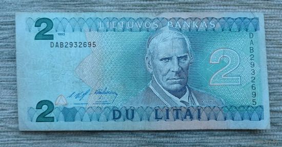 Werty71 Литва 2 лита 1993 банкнота