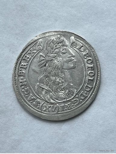 Австрия . 15 крейцеров 1677
