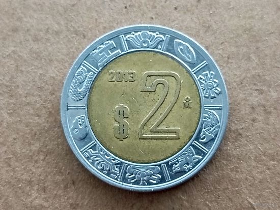 Мексика 2 песо, 2013г. (D-111)