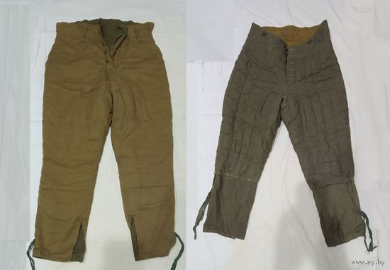 Штаны ватные ватники СССР 52-5 и 50-3