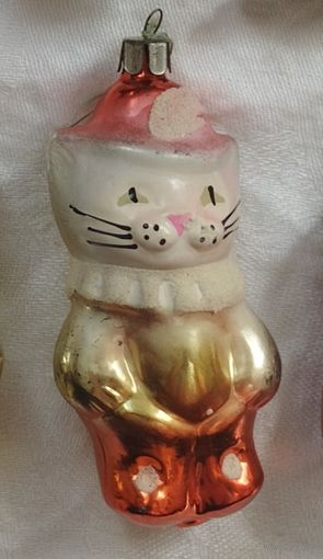 Ёлочная игрушка кот в сапогах