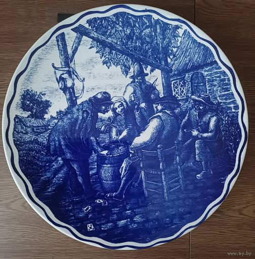 Тарелка настенная, коллекционная.Бельгия.