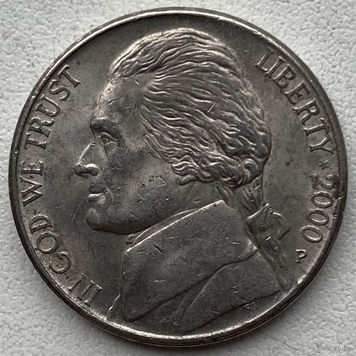 США 5 центов 2000 г. P