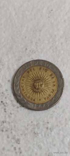 Аргентина 1 песо 1996