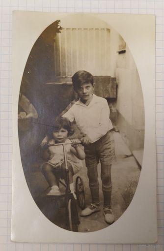 Велосипед. Дети. Испания. До 1917