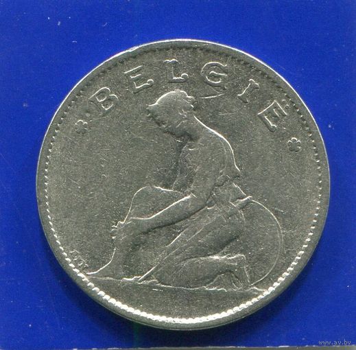 Бельгия 1 франк 1923 BELGIE