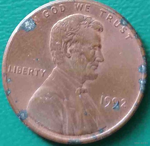 США 1 цент 1992