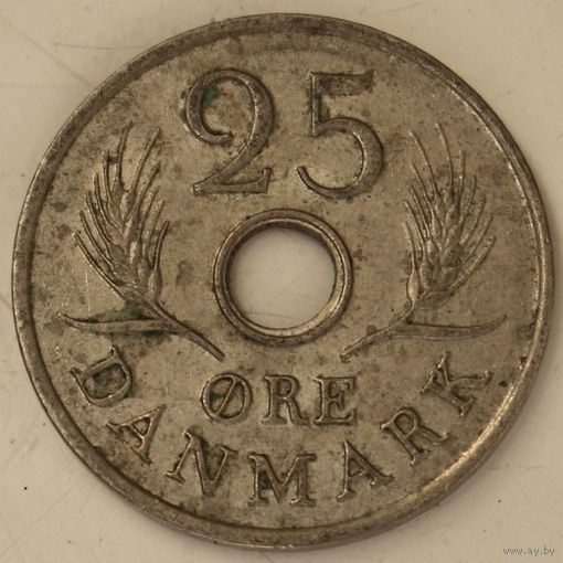 Дания 25 эре 1969 год