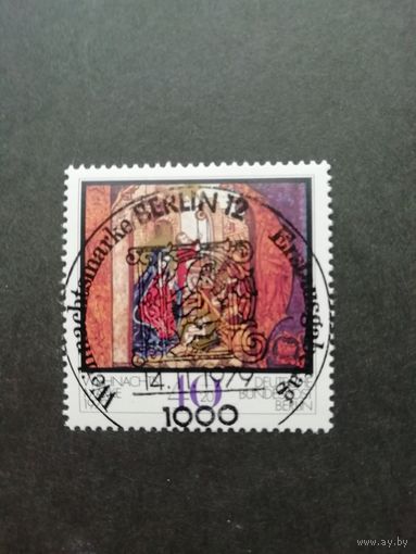 Западный Берлин 1979 Марка "Рождество" (гашеная с клеем) Mi.613 каталог 1.00 евро