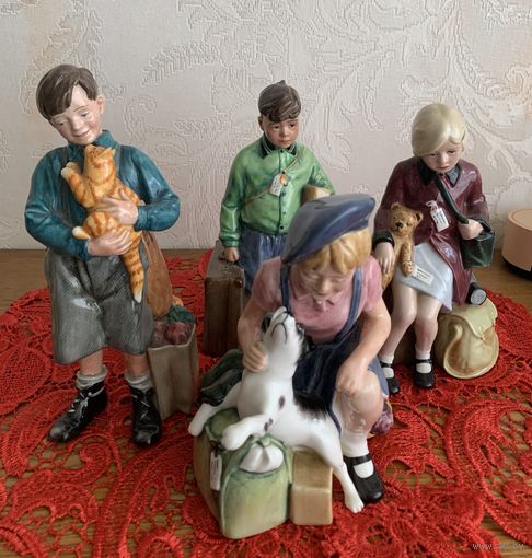 Статуэтки Англия 4шт.Дети Блиц