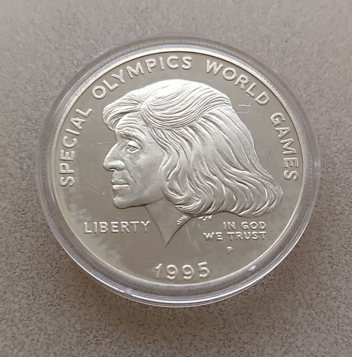 CША.1 доллар.Специальные Олимпийские игры.1995 Р.