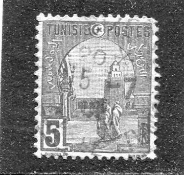 Тунис. Французский протекторат. Стандарт. Великая мечеть Кайруана.  5с - 1