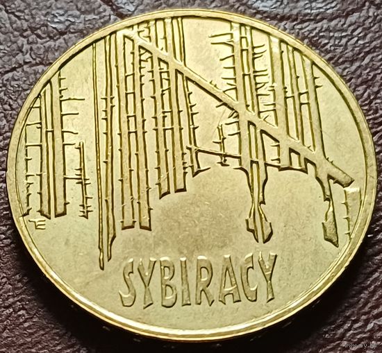 Польша 2 злотых, 2008 Сибирские ссыльные    ( 2-8-2 )