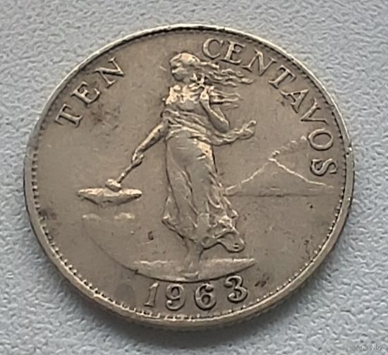 Филиппины 10 сентаво, 1963  3-14-25