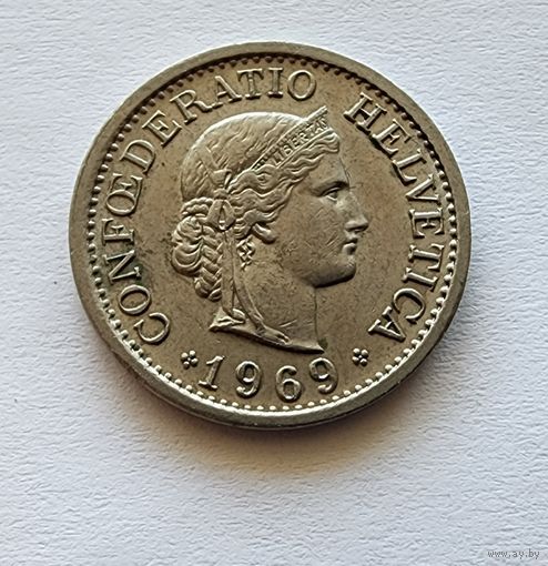 Швейцария 10 раппенов, 1969