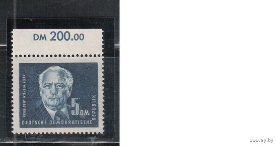 ГДР-1950,(Мих.255)   **    , Стандарт, Вильгельм Пик