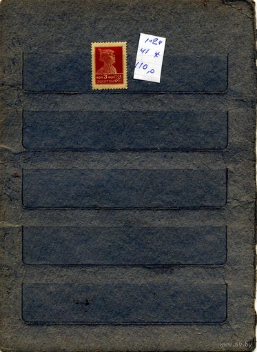 СССР, 1924, СТАНДАРТНЫЙ ВЫПУСК* ,    Заг. 41. С НАКЛ