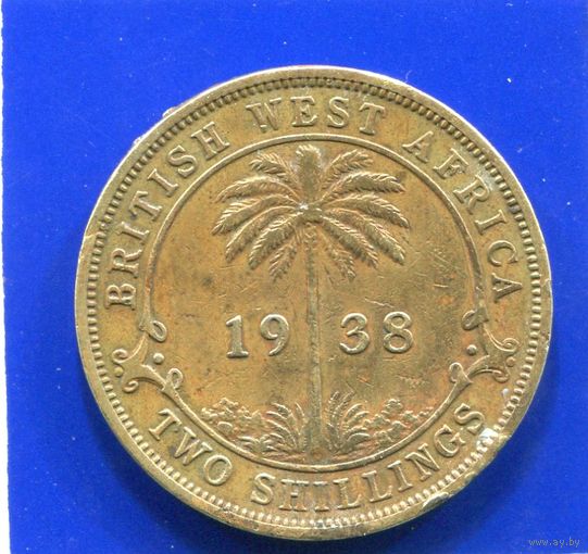 Британская Западная Африка 2 шиллинга 1938