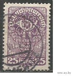 Австрия. Символ почты. Рожок. 1920г. Mi#266.