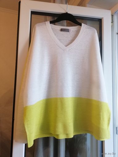 Джемпер оверсайз лен