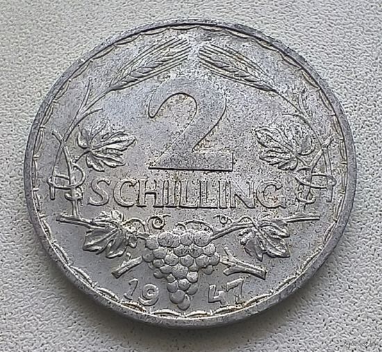 Австрия 2 Шиллинга, 1947  6-13-8
