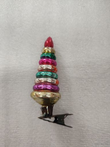 Ёлочная игрушка пирамидка Распродажа коллекции