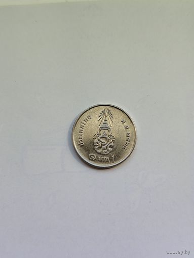 1 бат Таиланд.