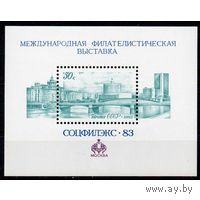 Марки СССР 1983 год. Филвыставка  (5420) 1 блок
