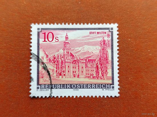 Австрия. Архитектура. ( 1 марка ) 1988 года. 4-4.