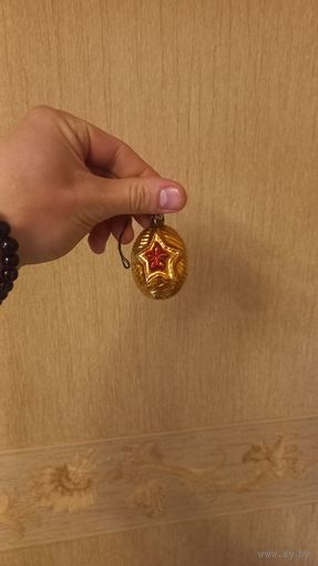 Ёлочная игрушка Серп и Молот СССР