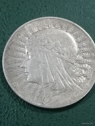 5 злотых 1933 год. Ядвига