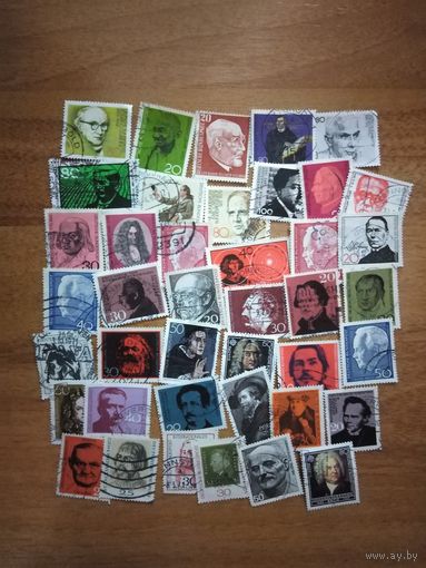 40 марок ИЗВЕСТНЫЕ ЛЮДИ