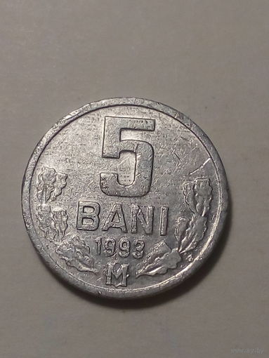 5 бани Молдова 1993 год
