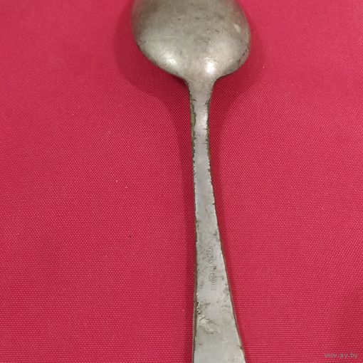 Очень интересная (по весу и серебрению) старинная  столовая ложка, компании (GOTLIB WELLNER: 1850-1946г.г.), Германия,  с клеймом: GOWE 90_45., находка, оригинал