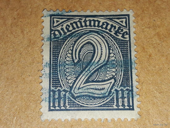 Германия Рейх 1920  Служебная марка