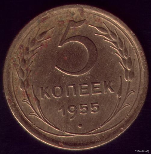5 копеек 1955 год No1