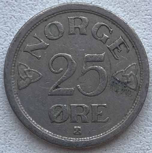 Норвегия 25 эре 1955 г.