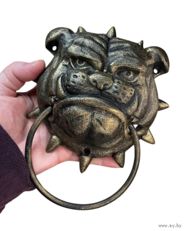 Дверная ручка Бульдог Чугун