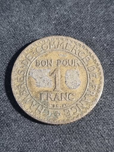 Франция 1 франк 1924  #2