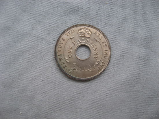 Британская Западная Африка 1/2 пенни 1936 год Эдуард VIII