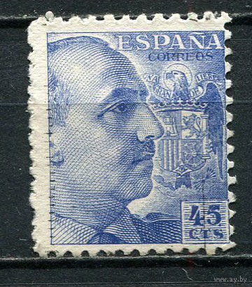 Испания (Испанское государство) - 1939/1953 - Генерал Франко 45С - [Mi.848A] - 1 марка. Гашеная.  (Лот 40Gg)-T2P27