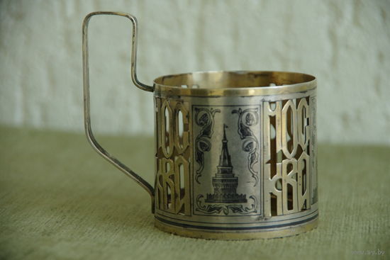 Подстаканник серебряный  " МОСКВА "