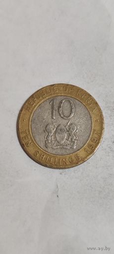Кения 10 шиллинг 1997